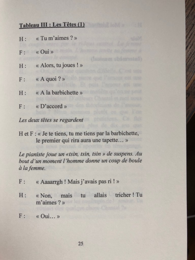 Extrait 2 de "Est-ce qu'on pourrait pas s'aimer un peu ?"